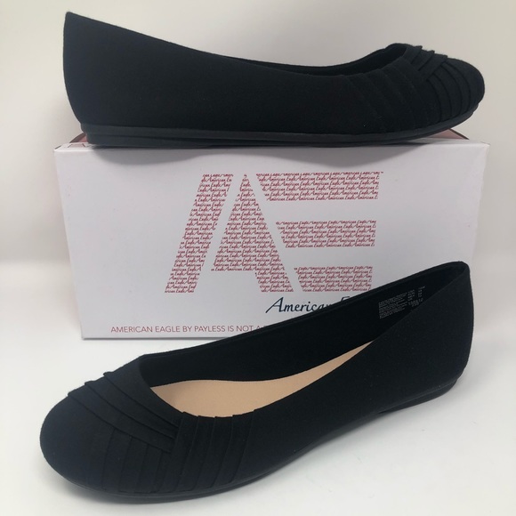 american eagle flats black